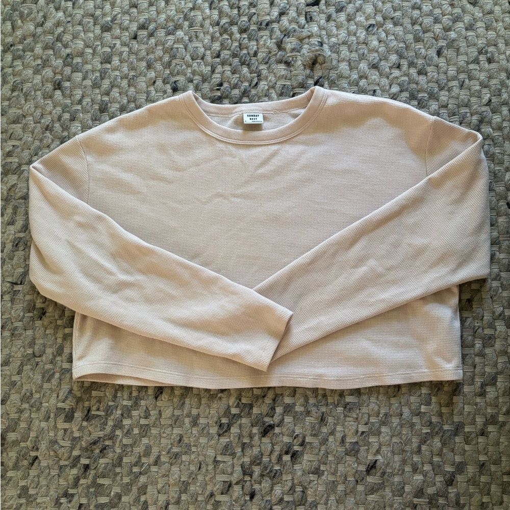 Sunday Best Waffle Knjt Long Sleeve